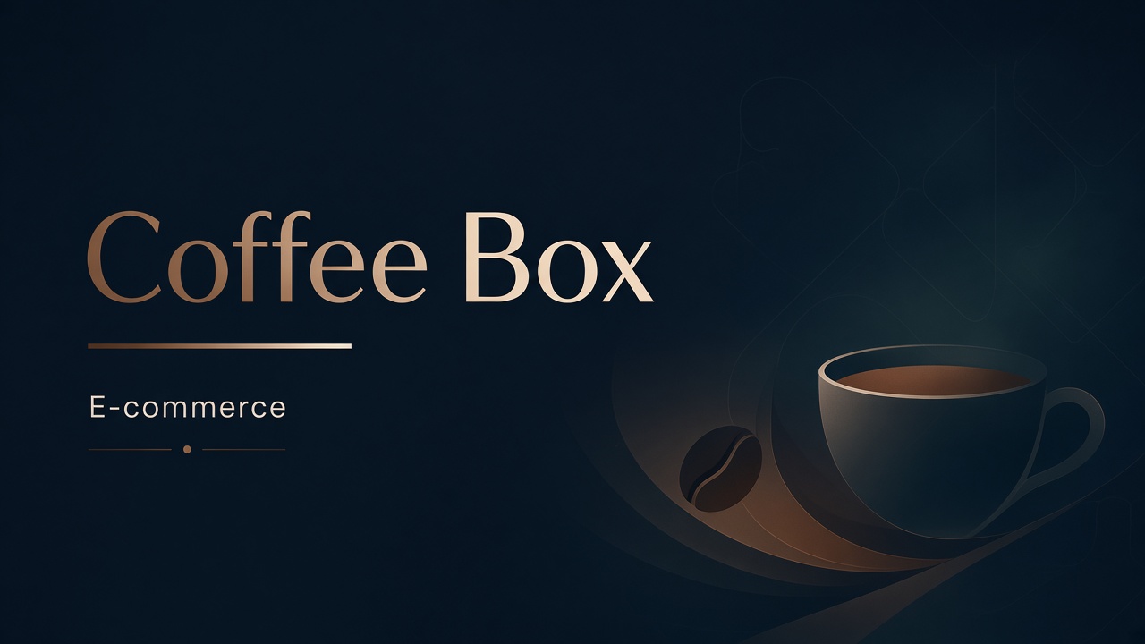 Réalisation Coffee Box — E-commerce